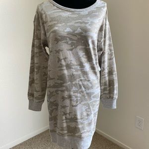 GAP Camo Sweatshirt Dress NWT